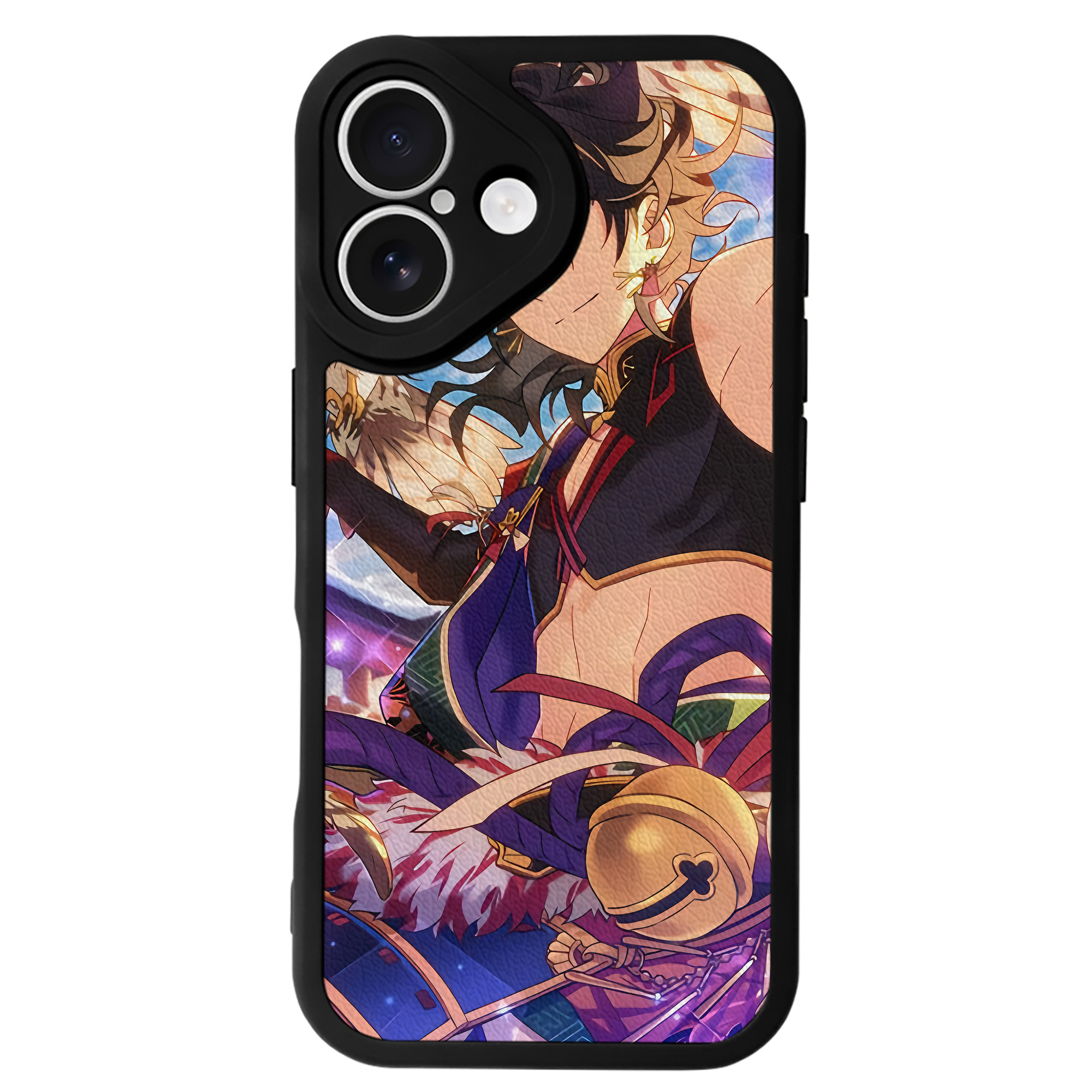 （画像用） 刀剣乱舞 Touken Ranbu 【iPhone 16シリーズ対応】シリコンスマホケース（レザー調） 材質：シリコン